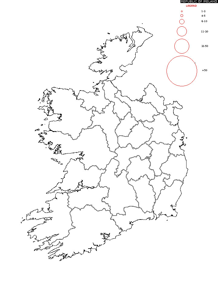 RAKE Surname Maps of Ireland