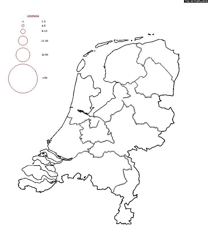 Mappa Paesi Bassi
