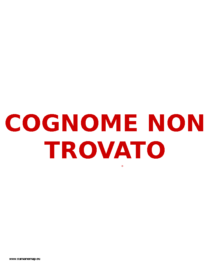 Cognome non trovato