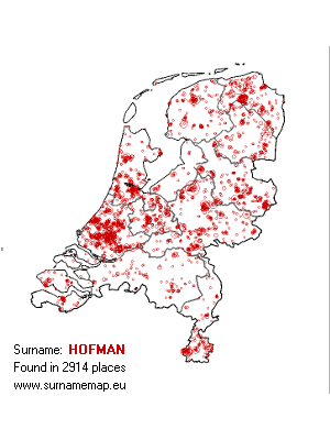 Informazioni su Mappa dei Cognomi dei Paesi Bassi
